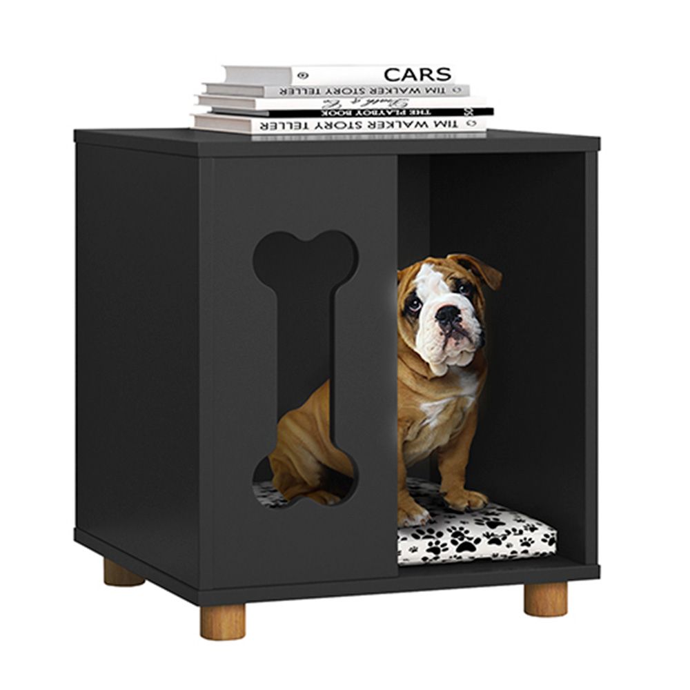 imagem de Mesa Lateral Pet Golden Preto Ac/Preto Ac - 534442